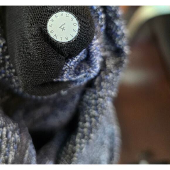 Lululemon Wunder Under Crop (Hi-Rise) *21" Fusion Jacquard Black Violet Viola - Picture 8 of 8